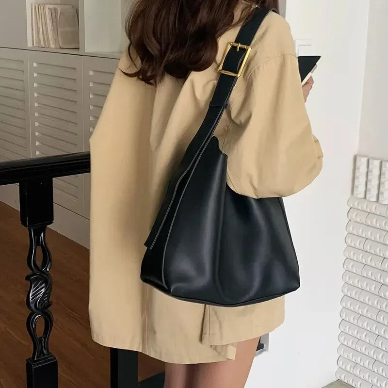 Women's Faux Leather Shoulder Bag