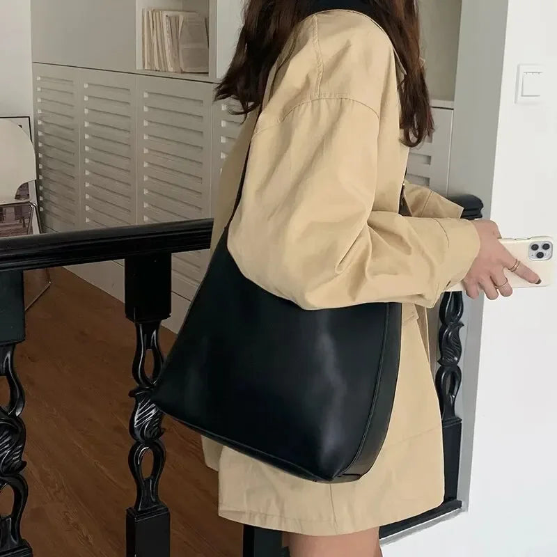 Women's Faux Leather Shoulder Bag