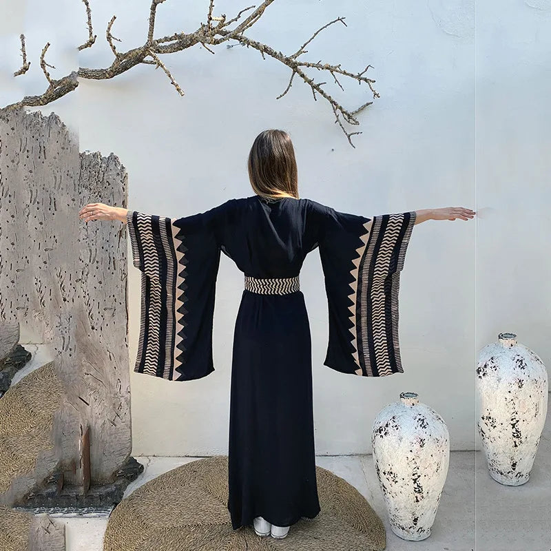 Kimono - Long Flared Sleeve Kimono