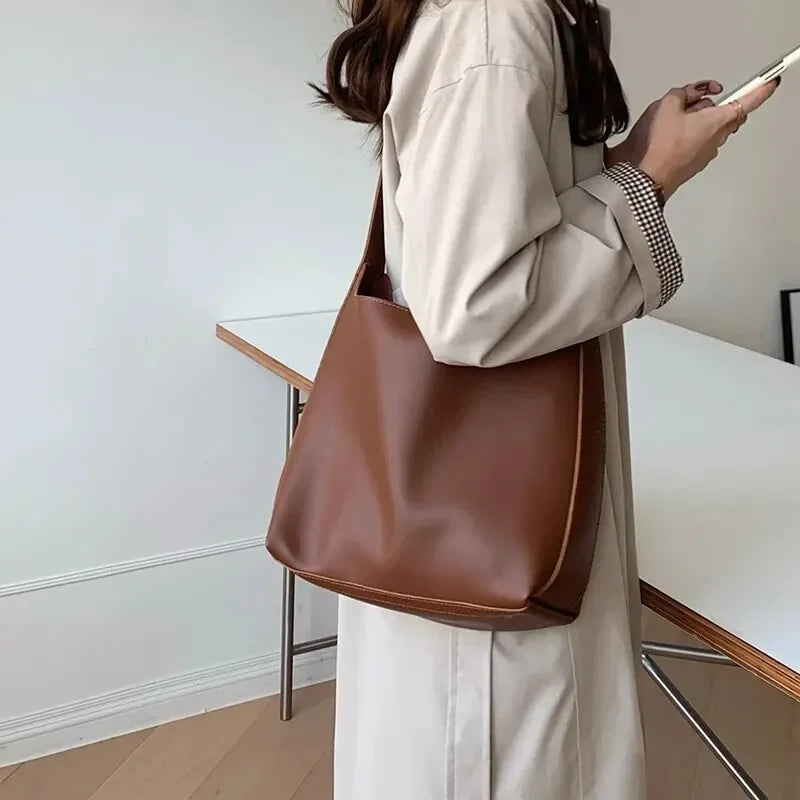 Women's Faux Leather Shoulder Bag