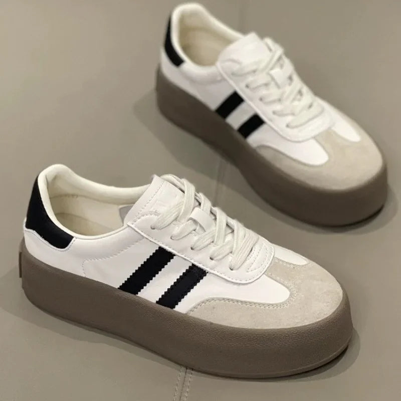 Women's Sports Shoes - Casual Shoes with Thick Sole